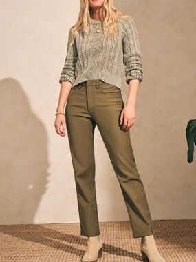 Stretch Terry 5-Pocket Pant - Size 30